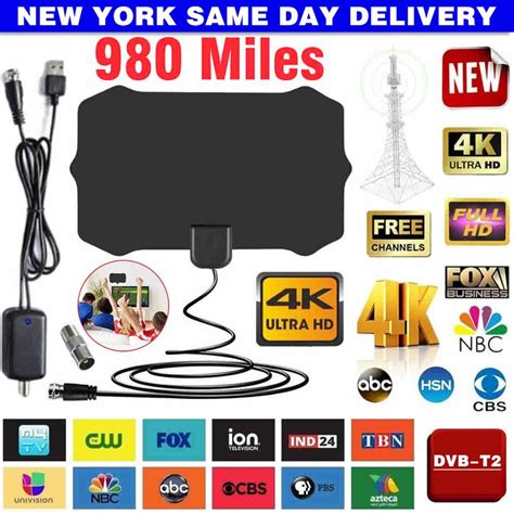 Pdto Mile Indoor Digital Tv Antenna Signal Amplifier Skywire P