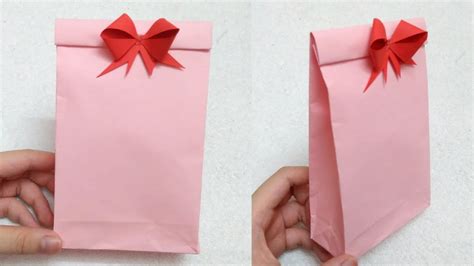 Cách Làm Túi Đựng Quà Cực Đơn Giản Và Đẹp | DIY How To Make A Paper Gift Bag - YouTube