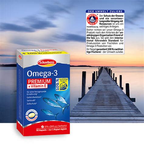 OMEGA-3 Premium Kapseln - Fit und Gesund mit Schaebens