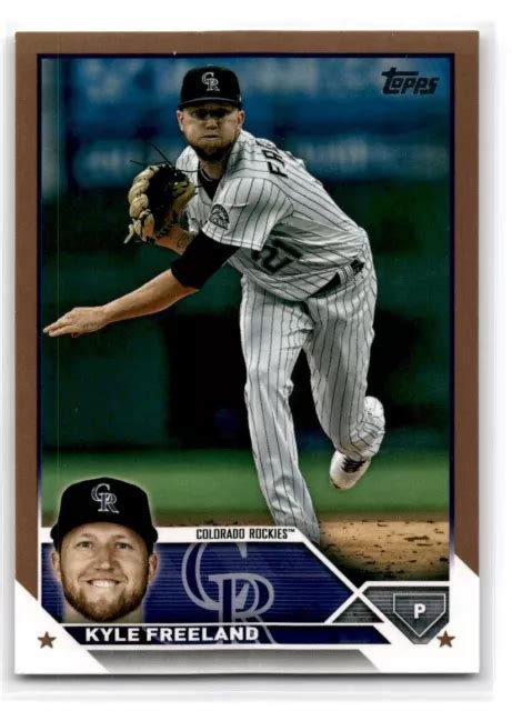 2023 TOPPS SERIES 2 Or Kyle Freeland 2023 Rocheuses Du Colorado 348