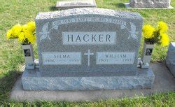 William A Hacker M Morial Find A Grave