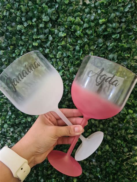 Taça Gin Degradê Personalizada 580ml Elo7 Produtos Especiais