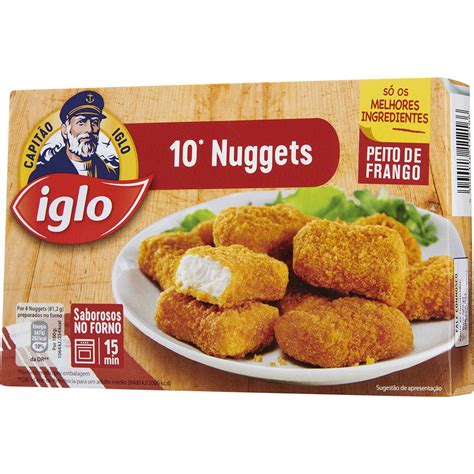 Nuggets de Peito de Frango 10 Unidades embalagem 208 g Capitão Iglo