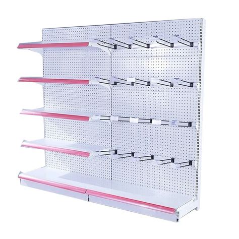 Meicheng Gondola Retail Rack Store Display Shelf Metal Shelves Gondola