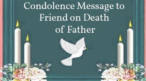 Condolence Message to Friend on Death of Father