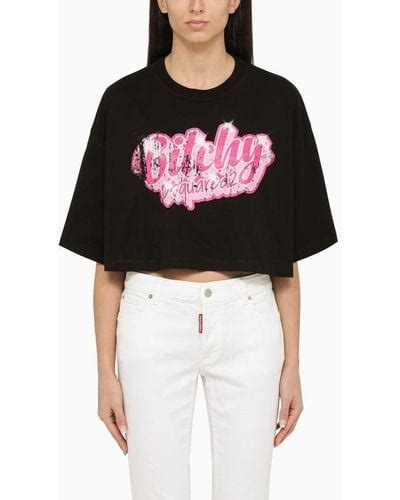 Dsquared² Belly Tops For Women Lyst