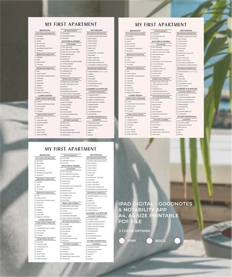 New Home Essentials Checklist New Home Checklist Printable First Home