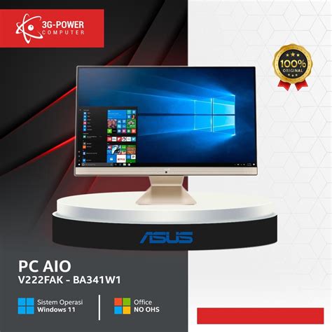 Jual Asus Aio V Fak Ba W I U Gb Ssd Fhd W Black