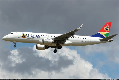 Embraer 190ar Erj 190 100igw South African Airlink Aviation Photo