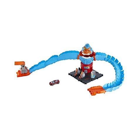 Hot Wheels Coffret Station Service City LAttaque Du Gorille Avec