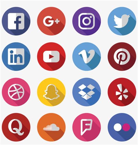 Social Media Iconos De Redes Sociales Png Transparent Png X