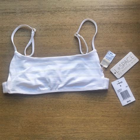 L Space Swim Nwt Lspace White Piper Bikini Set Poshmark