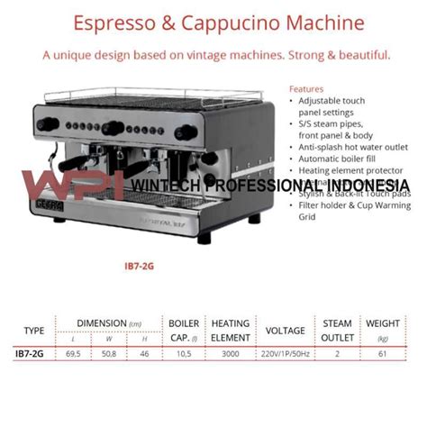 Promo Getra Iberital Ib G Ib G Ib G Coffee Machine Espresso