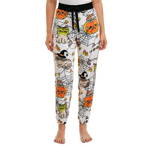 Grumpy Cat Grumpy Cat Womens And Womens Plus Sleep Jogger Pant