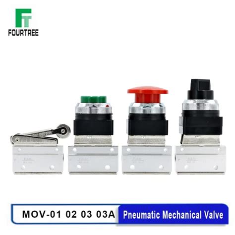 Push Button Pneumatic Mechanical Valve Mov Mov Mov Mov A