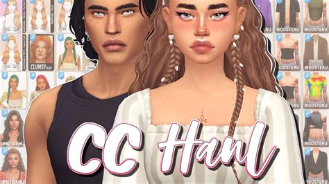 Over 100 New Cc Items Sims 4 Male And Female Cc Haul 61🌿 Links