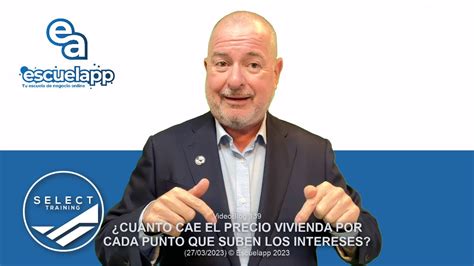 VB139 CUÁNTO CAE EL PRECIO DE LA VIVIENDA POR CADA PUNTO QUE SUBEN