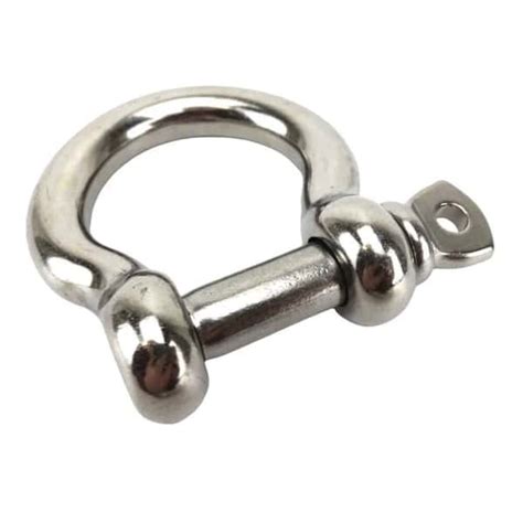 16mm Bow Shackle With Screw Pin 316 Marine Grade Stainless Steel