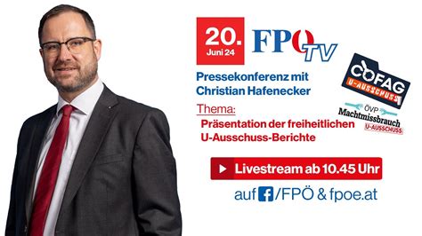 Fp Pressekonferenz Pr Sentation Der Freiheitlichen U Ausschuss