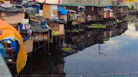 Exploring Philippines Squatter Slums Near River Real Philippines Tondo Virtual Walking Tour