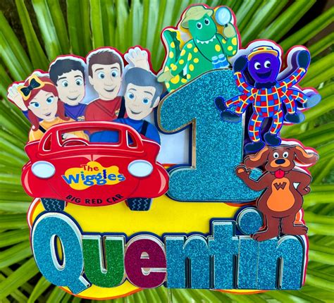 Wiggles Logo Edible Cake Topper Personalised Birthday Decoration Icing My XXX Hot Girl