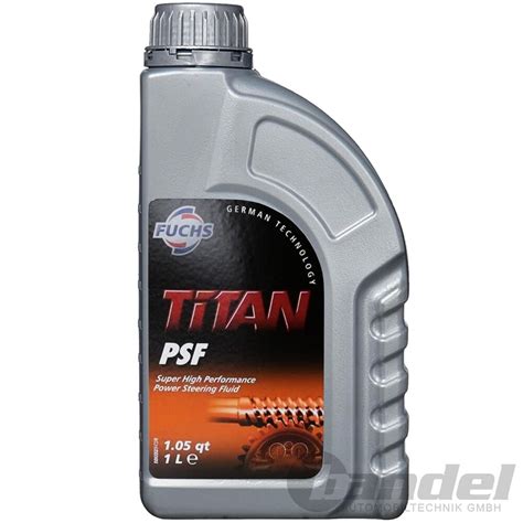 4 Liter FUCHS TITAN PSF ZENTRAL HYDRAULIKÖL SERVOLENKUNG LENKGETRIEBEÖL