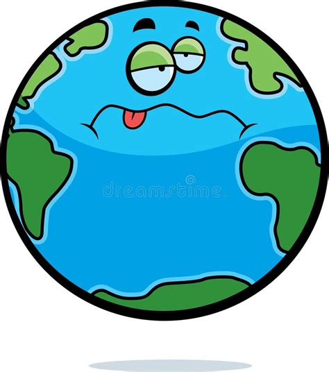 Sick Earth Stock Vector Image Of Earth Nauseous Globe 13059435