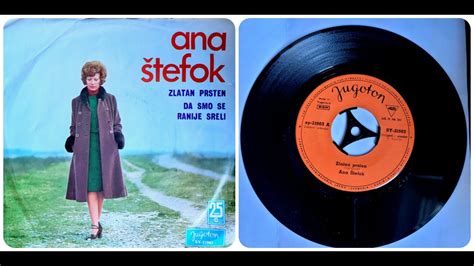 Ana Štefok Zlatan Prsten 1972 Vinyl SP mono HQ YouTube