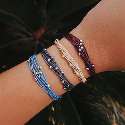 4 Pcs Set Bohemian Fashion Retro Beaded Colorful Leather Woven Bracelet