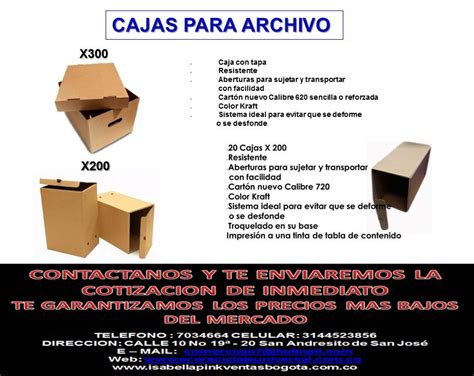 Cajas De Carton Corrugado Y Carpetas Para Archivo 5 Ecoreciclaje