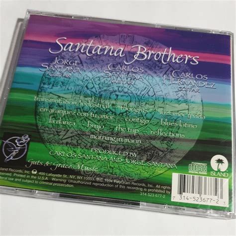 Santana Brothers 1994 Cd Album Polygram Records Ebay