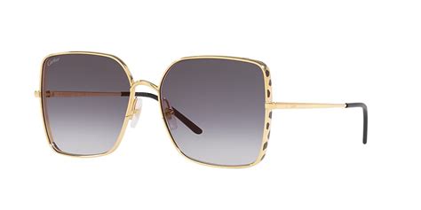 Cartier Ct0299s 59 Grey And Gold Sunglasses Sunglass Hut Australia