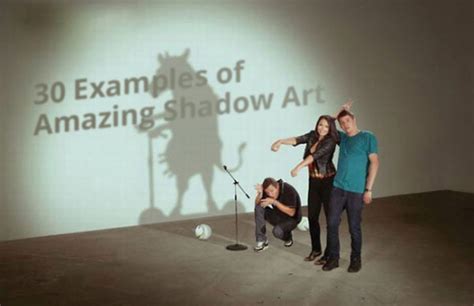 30 Examples of Amazing Shadow Art