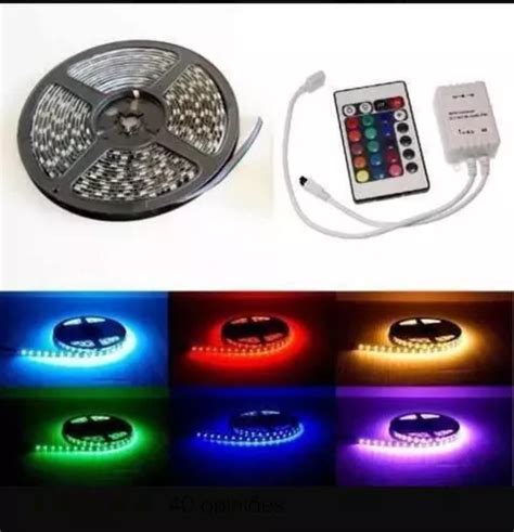 Cinta Led De Colores Rgb Con Control Mercadolibre