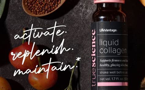 Activate Replenish Maintain True Science Liquid Collagen By Lifevantage