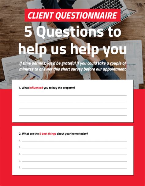 How To Customize Your Real Estate Client Questionnaire Jigglar