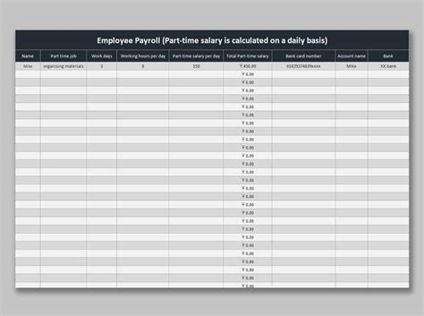 Time Management Excel Template