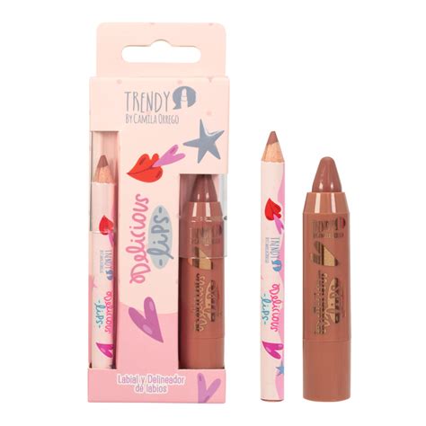 Kit De Labios Delicious Lips Crayola Y Delineador Ref Kdl Trendy Shop