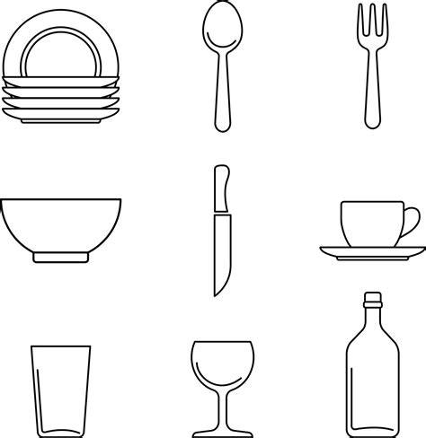 Cutlery Icon Isolated On White Background From Kitchen Collection