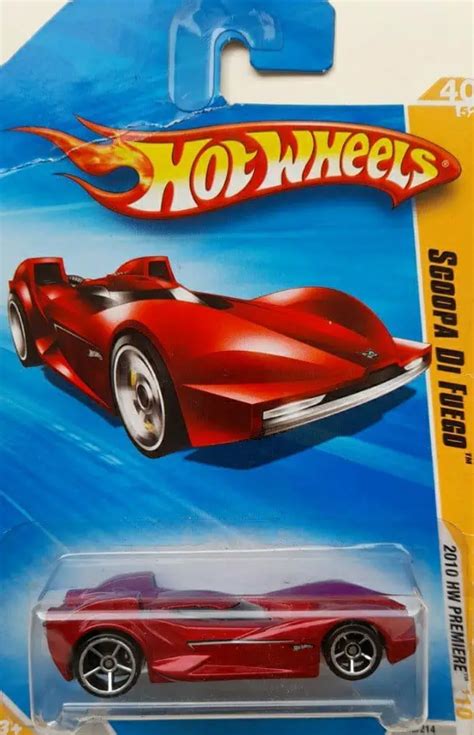 Embalagem Danificada Hot Wheels Premiere Scoopa Di Fuego Universo Hot Wheels