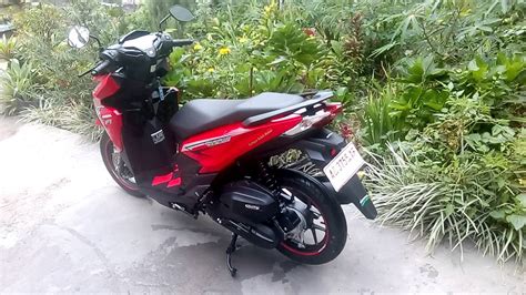 Review Honda Vario Cbs Iss Bionic Red Youtube