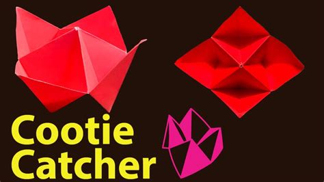 Diy Paper Fortune Teller Cootie Catcher Chatterbox Easy Origami