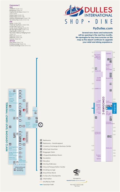 IAD Airport Terminal Map