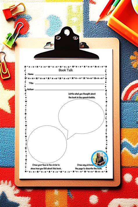 Book Report Template Set To Simplify Elementary And Sped Reading