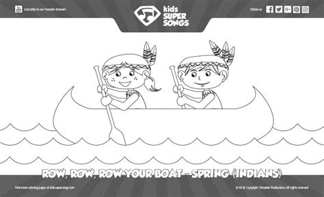 Coloring Page - Row, Row, Row Your Boat - Pirates (Summer) | Kids Super ...