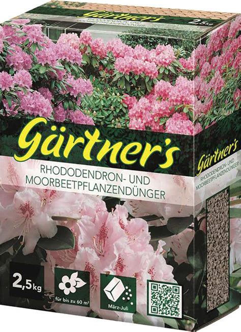 Gärtner s Rhododendrondünger 2 5 kg org mineral Amazon de Garten