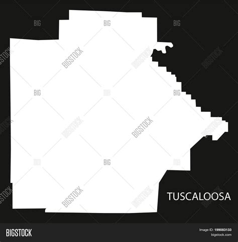 Tuscaloosa County Map Image & Photo (Free Trial) | Bigstock