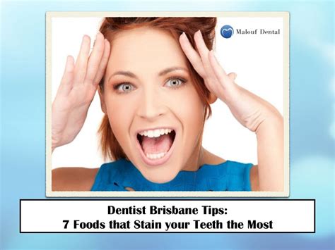 Dentist Brisbane Tips 7 Foods That Stain Your Teeth The Most Dentist