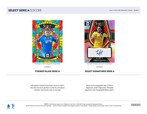 2022 23 Panini Select Serie A Soccer Cards