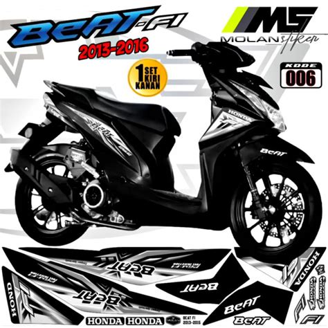 Jual Decal Sticker Striping Variasi Beat Fi 2013 2015 Beat X Honda Beat